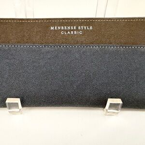 Classic Gray and Brown Wallet